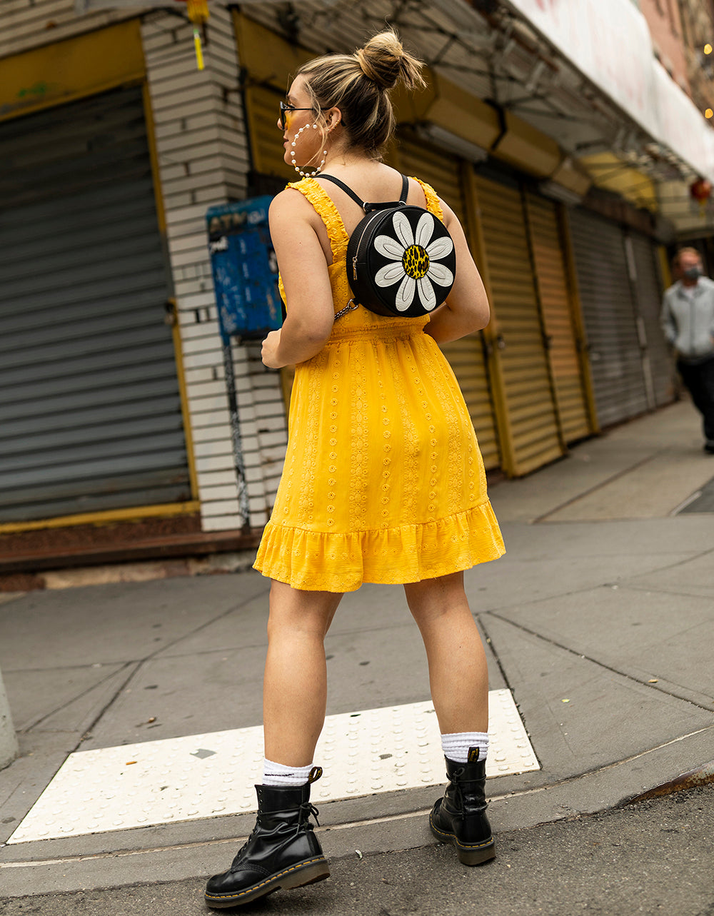 SUNNY SUNFLOWER BACKPACK MULTI | RE:LUV - Image 5