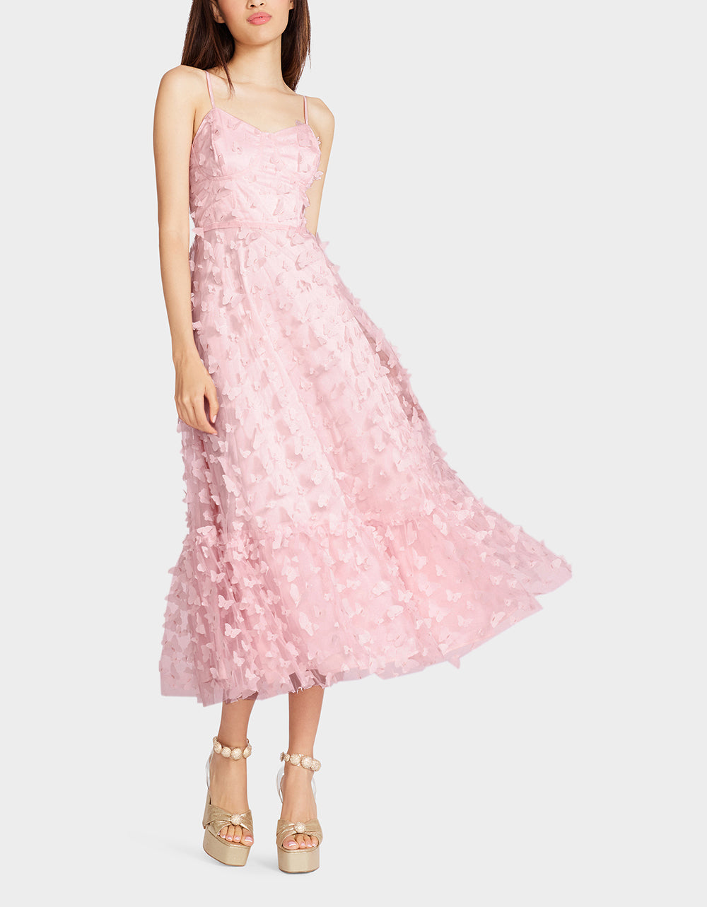 BETSEYS BUTTERFLY MAXI DRESS PINK | RE:LUV - Image 3