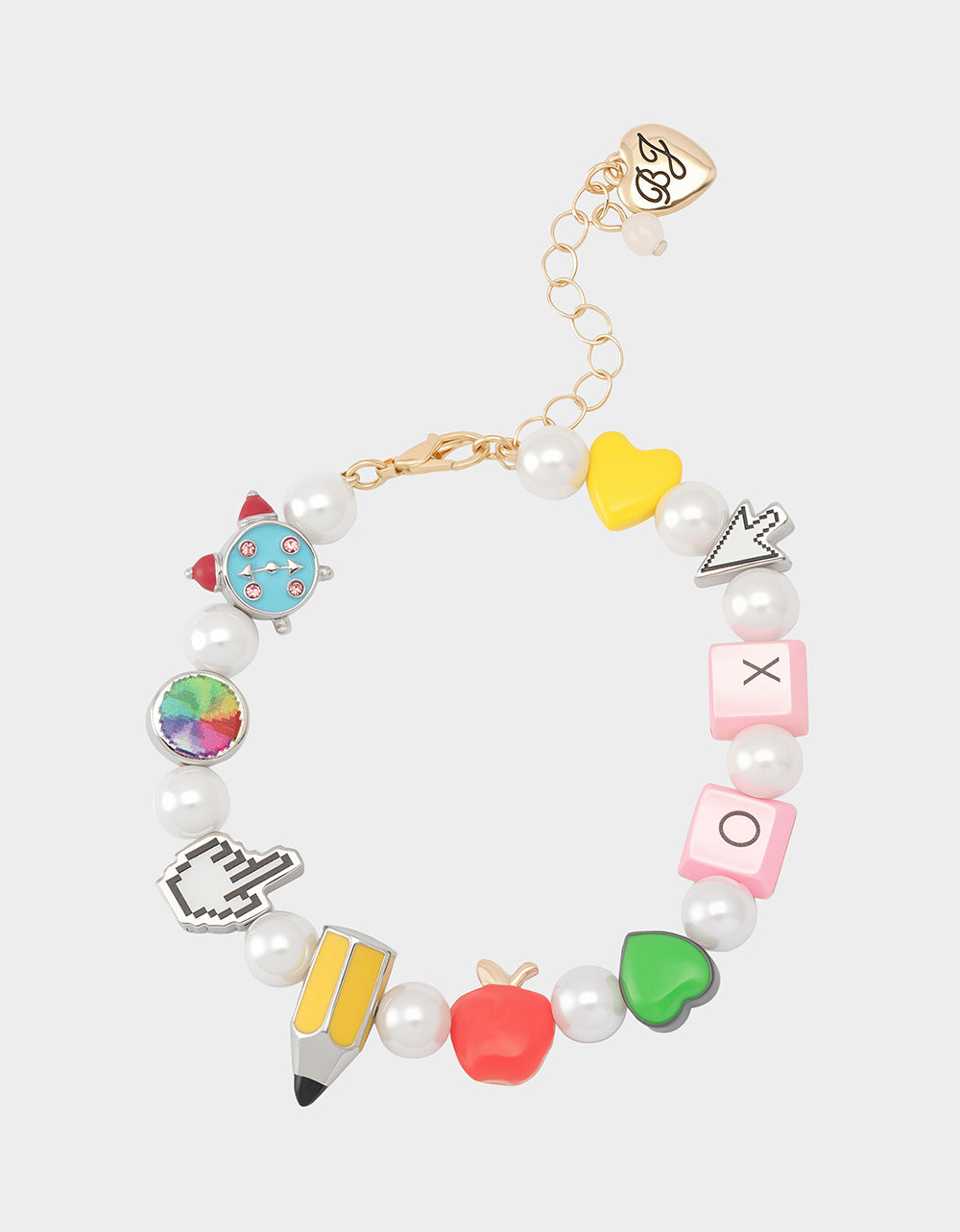 BACK TO SCHOOL CHARM BRACELET MULTI