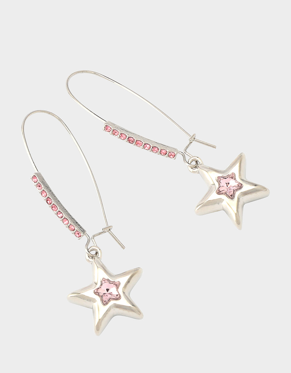 STAR SHEPHERD HOOK EARRINGS PINK