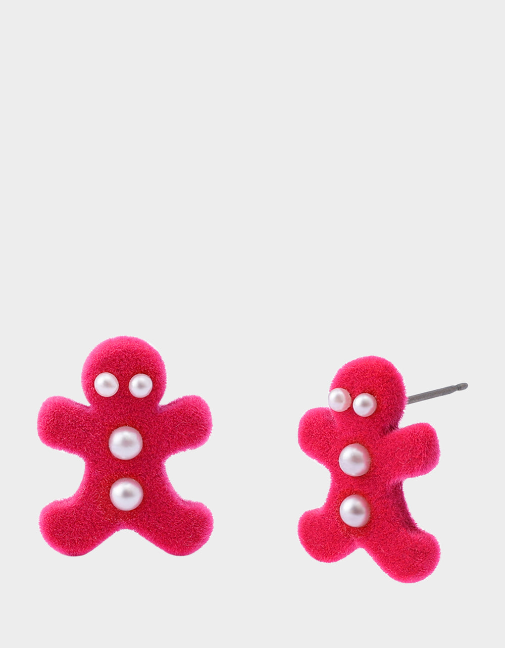 GINGERBREAD STUD EARRINGS PINK