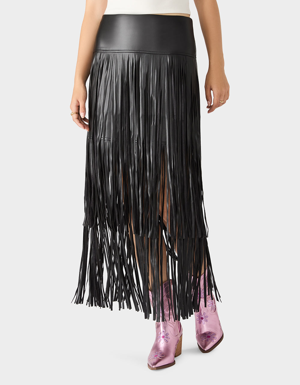MIDNIGHT RODEO SKIRT BLACK - Image 3