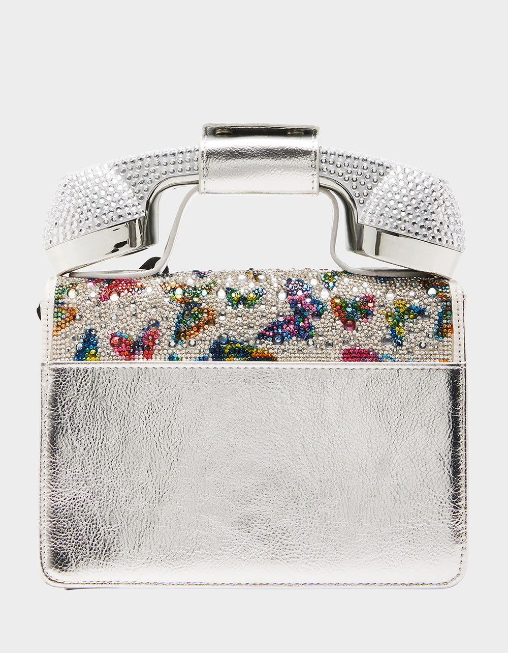 KITSCH BUTTERFLY PHONE BAG SILVER/MULTI - Image 6