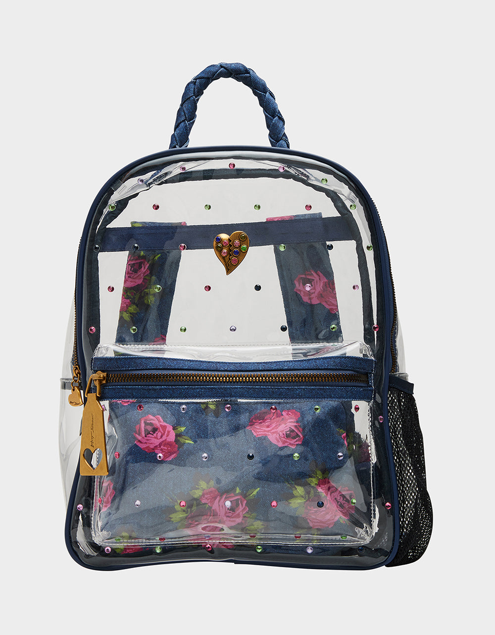 LARGE CLEAR BACKPACK DENIM - Image 4