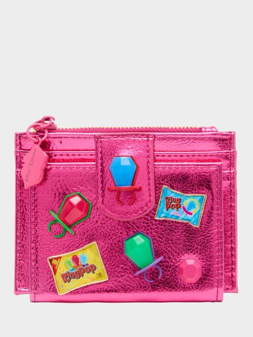 RING POP® THROUGH LICK & THIN BIFOLD WALLET FUCHSIA