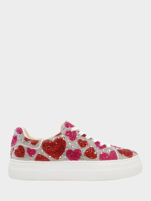 SIDNY RED/PINK HEARTS MULTI