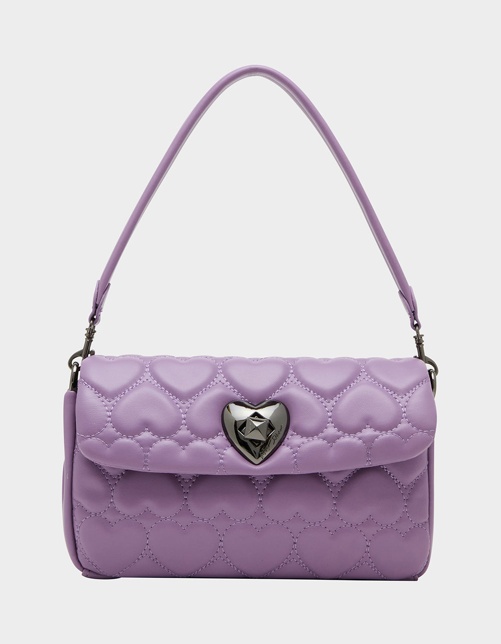ALWAYS HEART-CORE FLAP SHOULDER BAG LILAC
