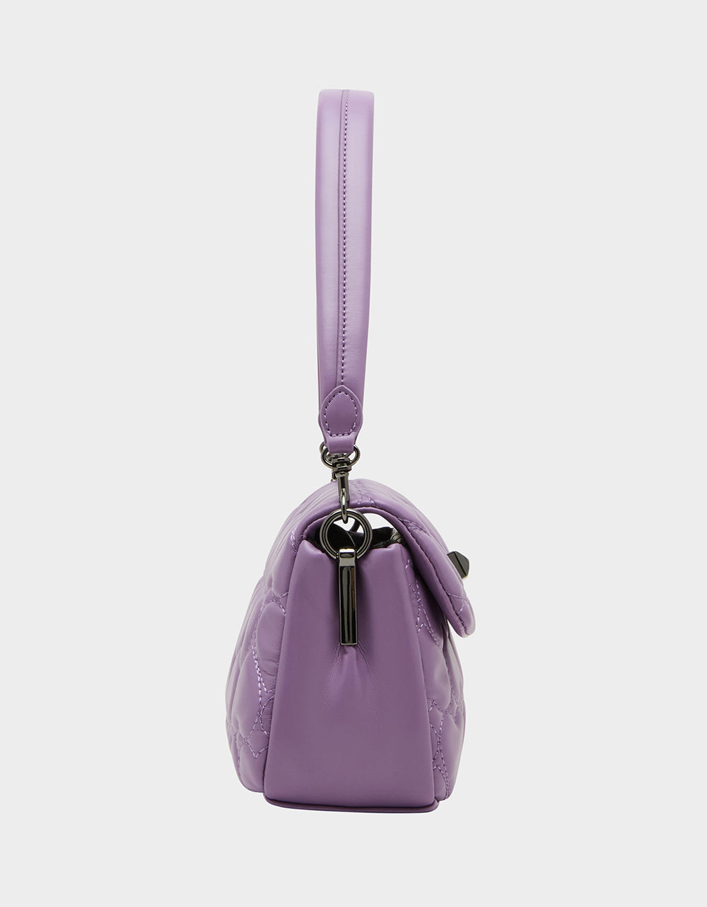 ALWAYS HEART-CORE FLAP SHOULDER BAG LILAC - Image 3