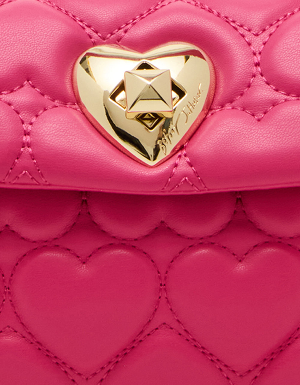 ALWAYS HEART-CORE FLAP SHOULDER BAG PINK - Image 6