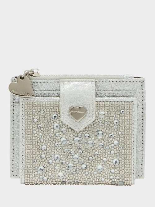 BLING IT ON BIFOLD WALLET SILVER