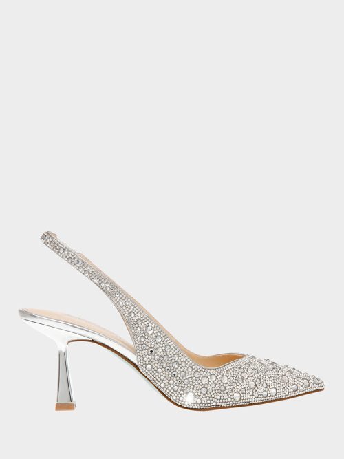 CLARK HEELS SILVER